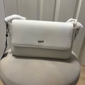DKNY Elegant White Crossbody Bag